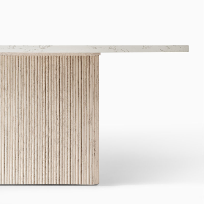 Table de salle à manger Hernest, White