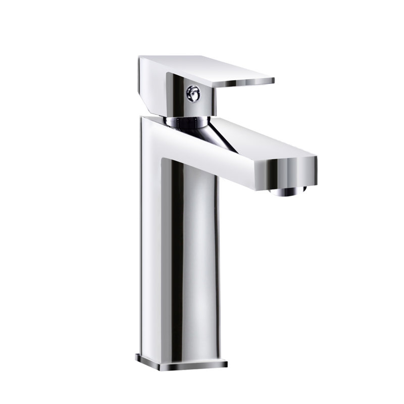 Robinet de salle de bain monocorps et monocommande, Chrome