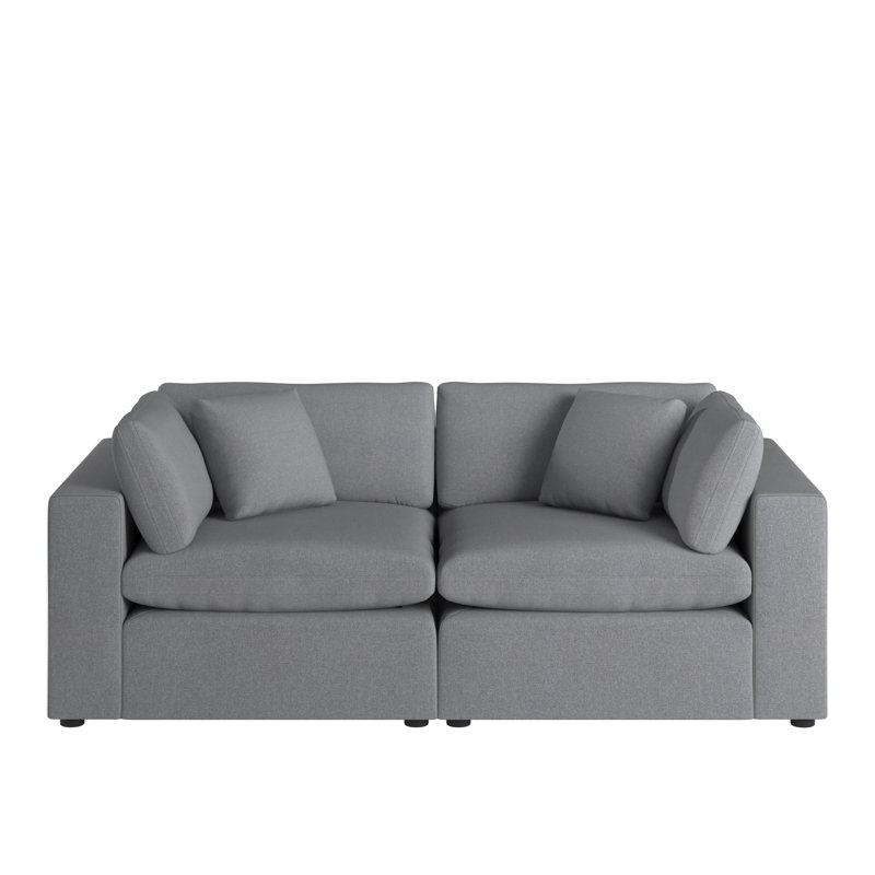Bania Upholstered 80'' Loveseat