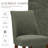 Parsons Fabric Upholstered Dining Chair Solid Wood Side Chair-2025372345