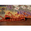 Tapis en laine multicolore réversible 7 x 10