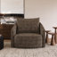 Fauteuil d'appoint rond et pivotant