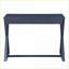 Charcoal Coffee Table with X-Shape Wooden Base &amp; 1 Drawer – Stylish Storage for Living Room