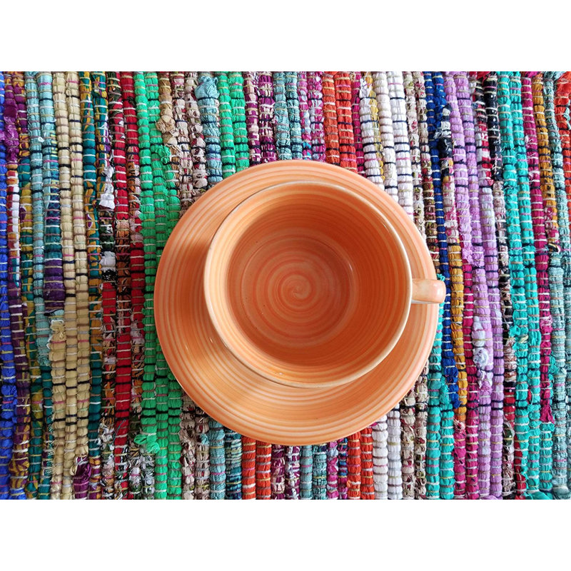 Edilia Cotton Striped Rectangle Placemat
