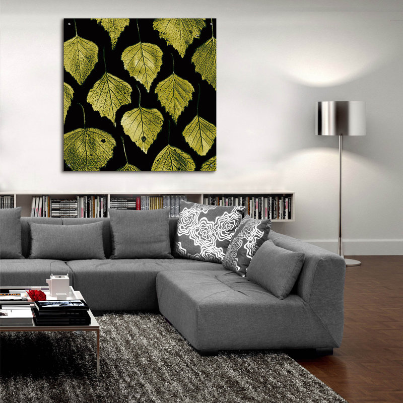 «Green Leaves» par PhotoINC Studio, H 36 po x l 36 po x P 0,2 po