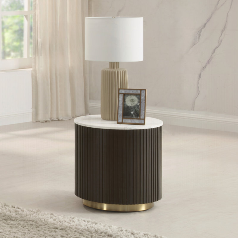Table d'appoint ronde Espresso