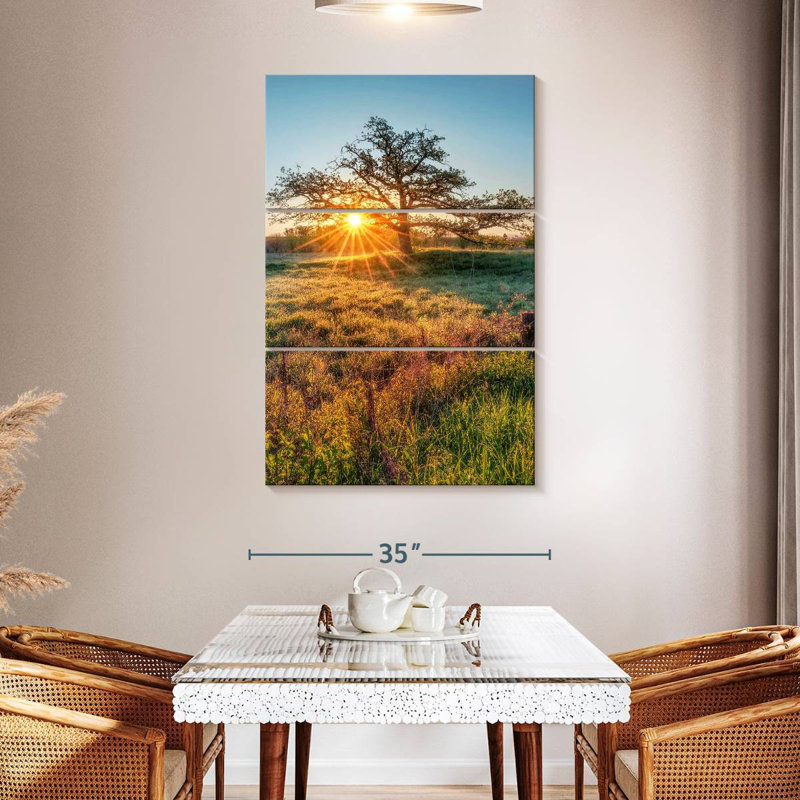 Harnek Oak Tree Sunrise, 50" H x 32" W