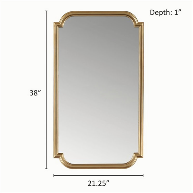 Charming Scalloped Wood Wall Mirror for Stylish Home Decor