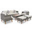 Ensemble de conversation moderne 6 pièces avec osier durable et coussins moelleux-124955592-124955593