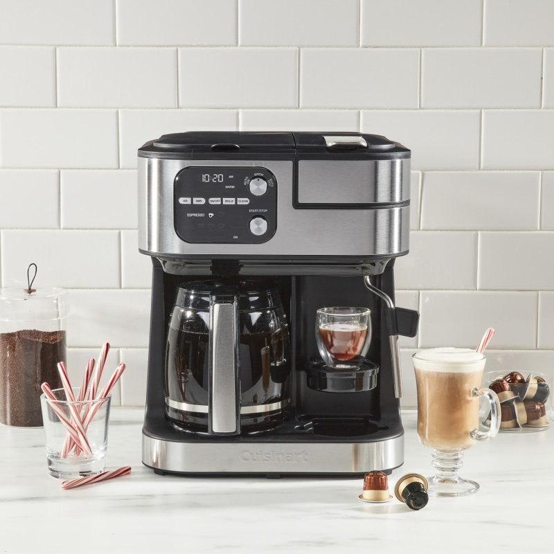 COFFEE CENTER BARISTA BAR 4-IN-1 COFFEEMAKER, Thermal, Silver Thermal, 10 cups