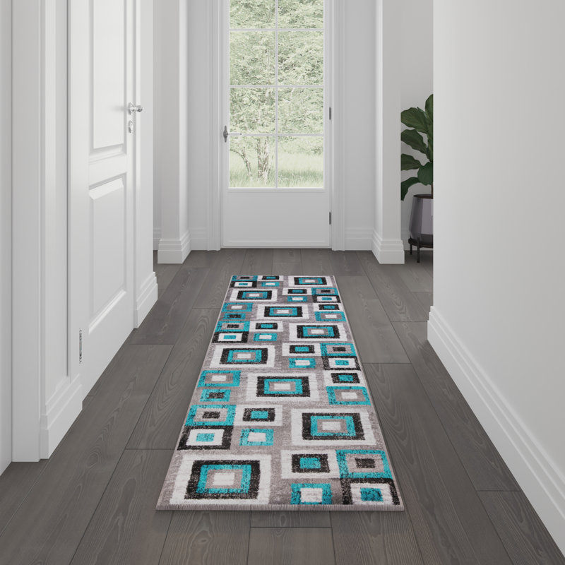 Gideon Collection Geometric Indoor Rug, Runner 2' x 7'