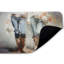 Tapis de sol anti-fatigue à imprimé floral «I'm Be Me» par Ramona Murdock, 30 po x 18 po-863790285