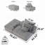 Canapé simple en tissu d'ameublement Chenille-1496482689