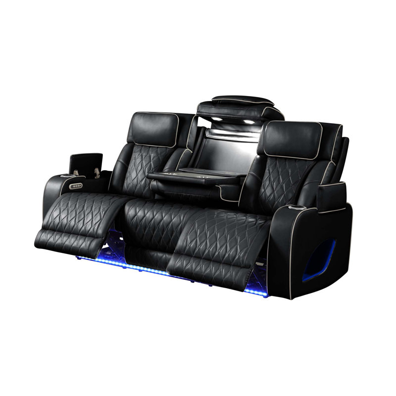 Canapé inclinable Fortuner, Noir