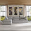 Housse pour canapé modulaire en lin lavable Sky Cloud