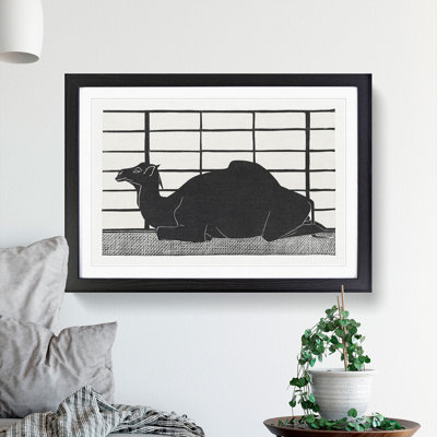 Camel by Samuel De Mesquita - Picture Frame Painting