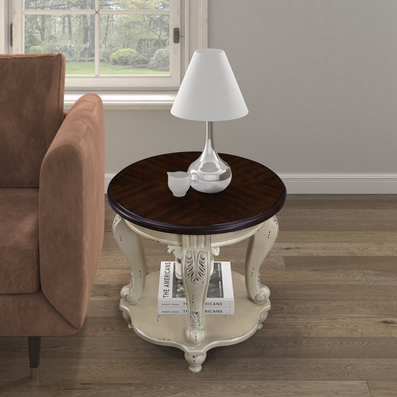 Ensemble de 3 pièces table basse et table d'appoint, Beige