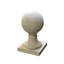 Small Sphere Square Base Finial Statue-13919645