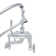 P1014 British Telephone Tub Faucet with Metal Handheld Shower and Lever Handle