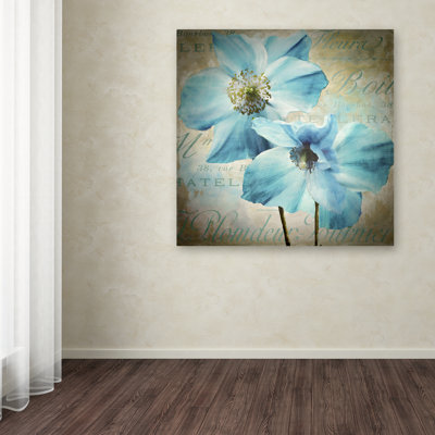 Jadaya 'Himalayan Blue I' by Color Bakery Graphic Art on Wrapped Canvas