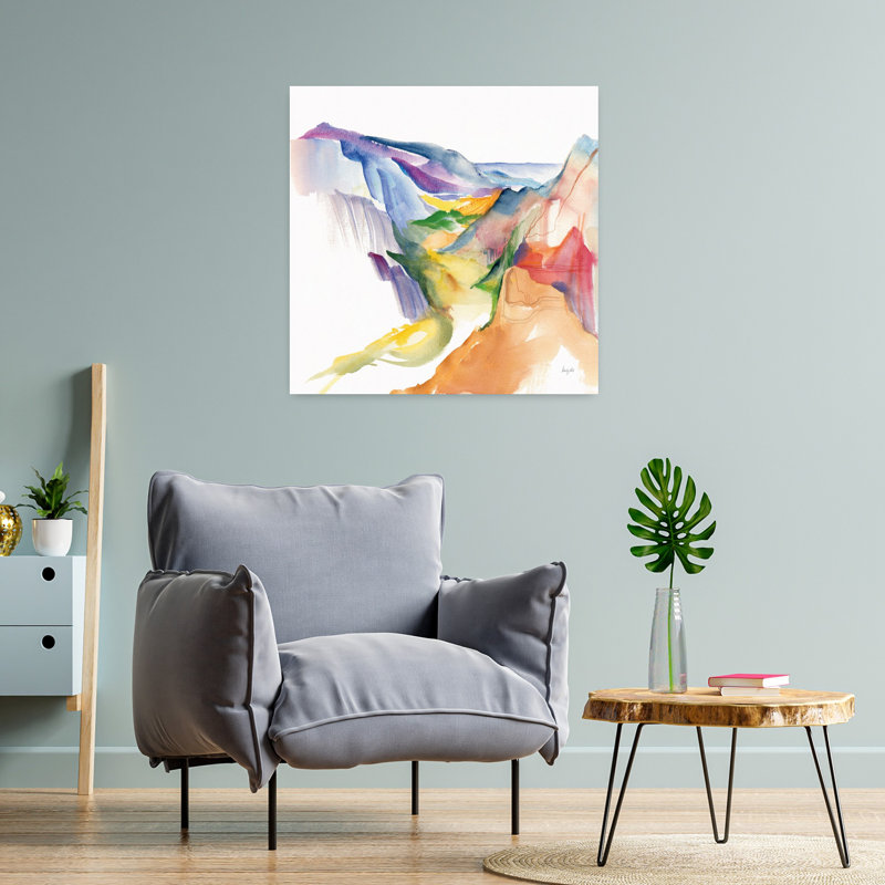 Contemporary Art Abstract Contemporary Landscape Nature Art by Kristy Rice - Wrapped Canvas Print, 60.96 cm H x 60.96 cm W