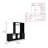 Storage Entertainment Center,Six External Shelves,Double Door Cabinet for TV´s up 37"