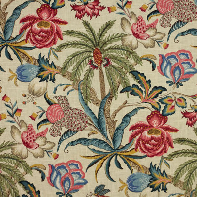 Tissu bijou de jardin enchanté