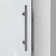 Enigma-X 72.38" x 76" Single Sliding Frameless Shower Enclosure with Clear Max Technology