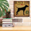 «Black Dog At Show No VT» par Ryan Fowler, estampe numérique sur toile-1116113079