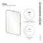 Miroir rectangulaire 22 po x 32 po Trinity-1015779934