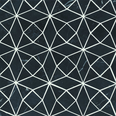 Carrelage mosaïque en marbre à bord droit Monet Honed 10 po x 10 po