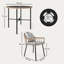 Round 5 - Piece 4 - Person 90Cm L Outdoor Table Set-1959961259