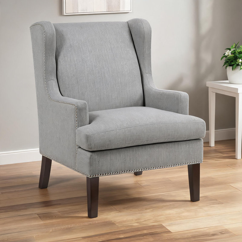 Revêtement en tissu de polyester gris classique pour siège simple