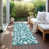 Beige/Bleu sarcelle