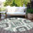 Machine Washable Indoor/Outdoor Xhevrie Seafoam Rug-534893891