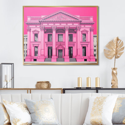 Conception rose de l'architecture bleue de Londres - City London Wall Decor
