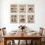 6 Piece Wrapped Canvas Wall Art