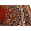 Tapis traditionnel semi-antique orange-rouge traditionnel 10 x 14