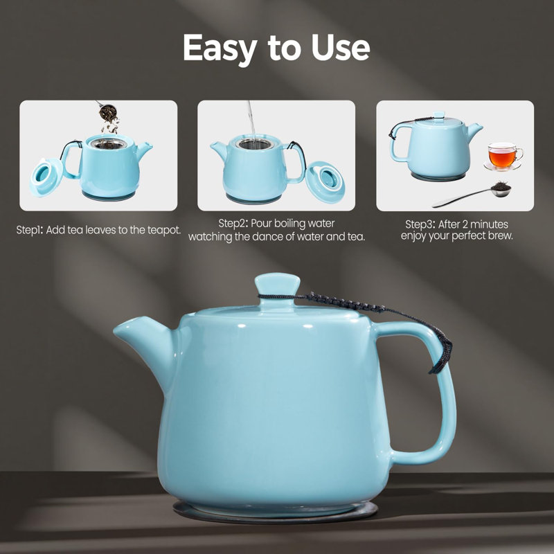 LILUNN Teapot, Turquoise
