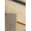 Tapis moderne touffeté à la main multicolore à rayures 5 x 8