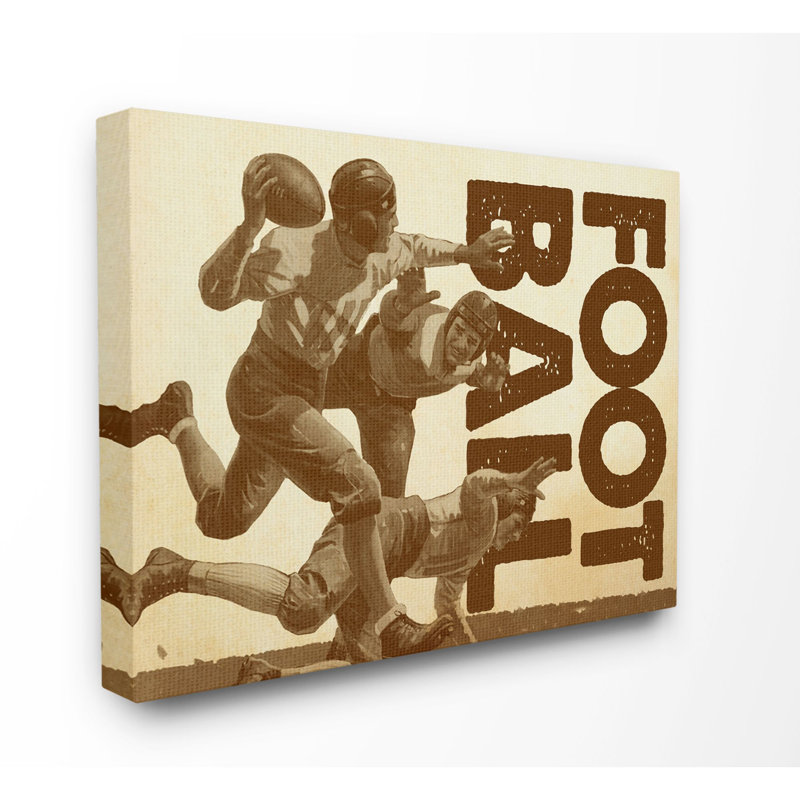Rosenkranz, art de football neutre, Toile tendue, H 16 po x l 20 po