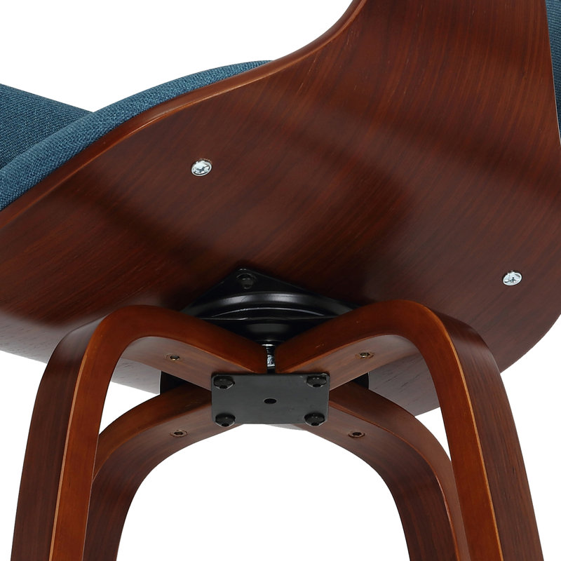 Tabouret Keisha, Tabouret de bar (siège d'une hauteur de 29,53 po), Bleu