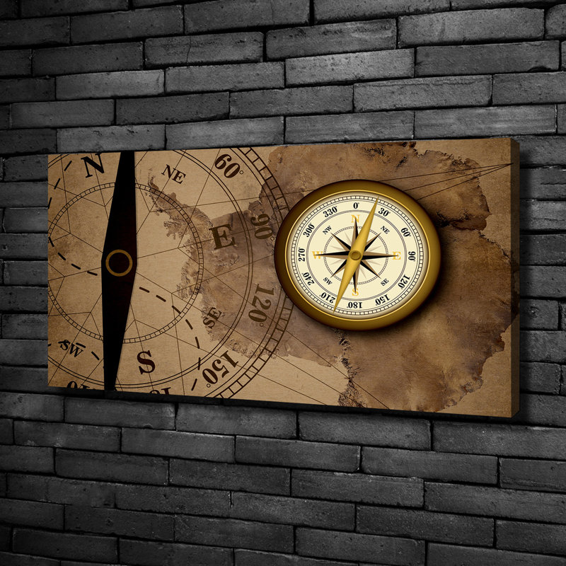 Compass - Wrapped Canvas Print