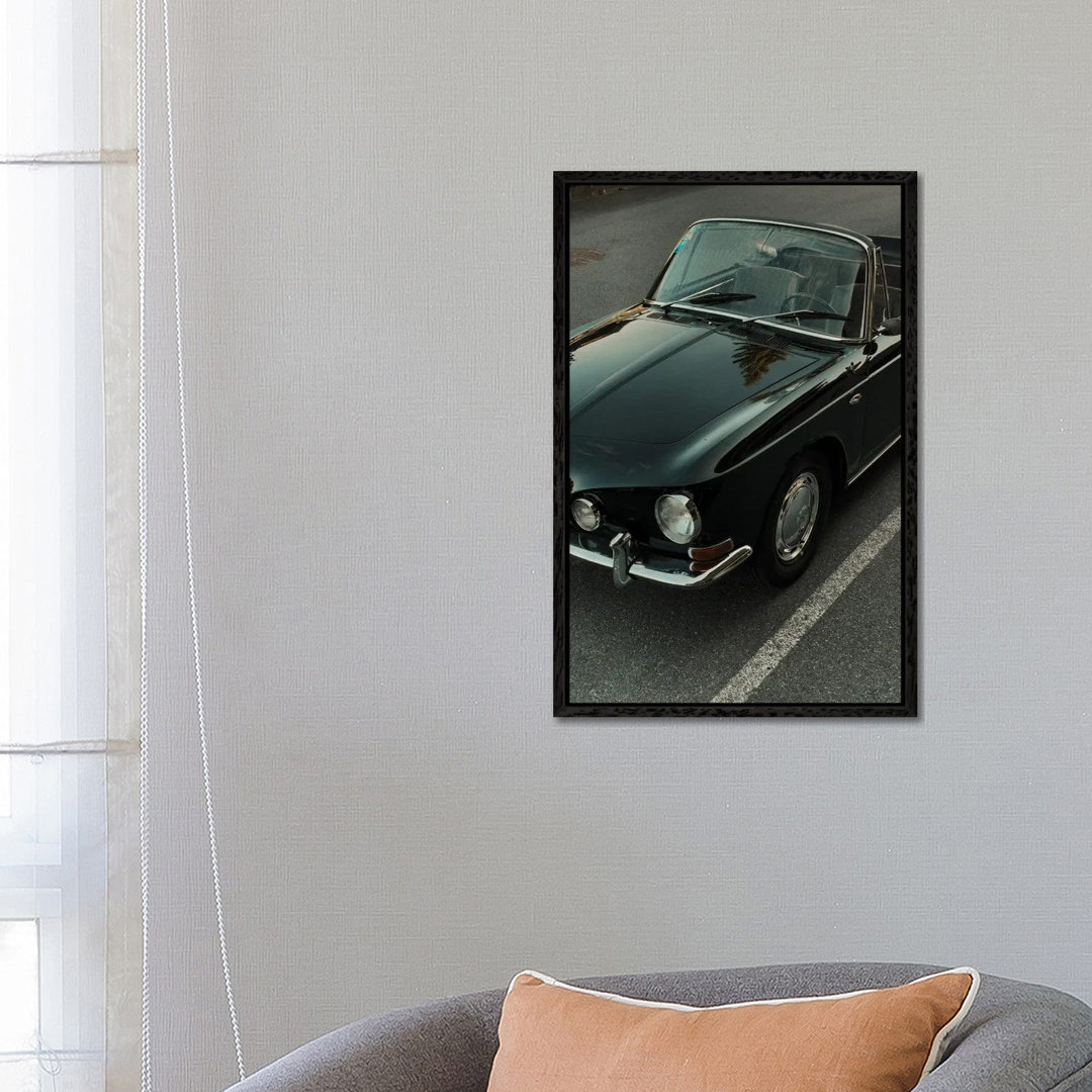 Oldtimer Sonnenuntergang von Sebastian Hilgetag - Galerie-verpackte Leinwand Giclée auf Leinwand