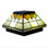 Low Voltage Integrated LED Glass Fence Post Cap Light 5 In. X 5 In. with Base Adapter Included