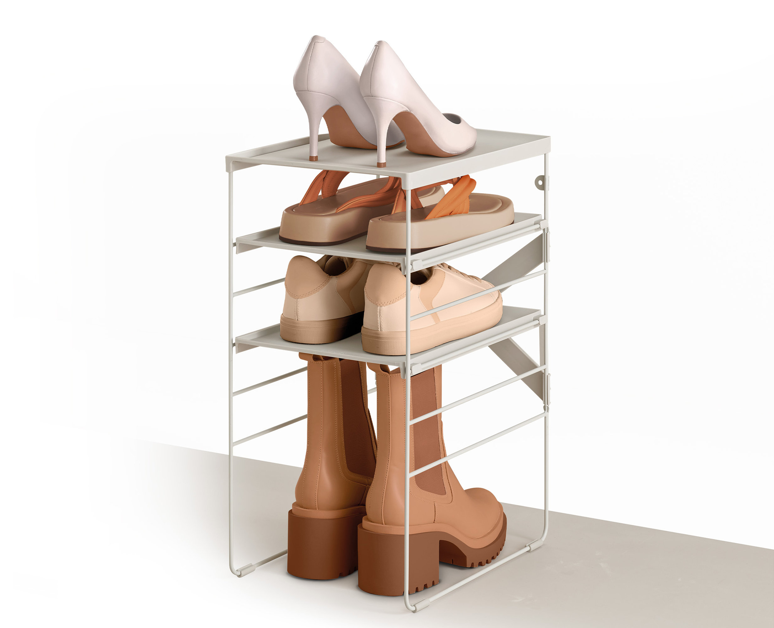 Joseph Joseph Level Adjustable Shoe Rack - Stores 4 Pairs & Reviews ...