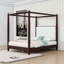 Canopy Bed with Upholstered Headboard-204673555-204673552