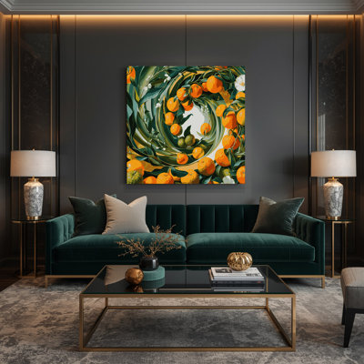 «Fruit Bergamot Green», art mural sur toile