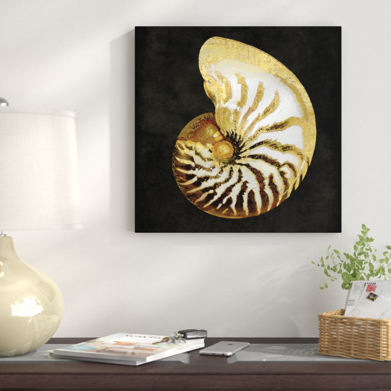 « golden ocean gemmes ii », impression sur toile, H 12 po x l 12 po x P 0,75 po