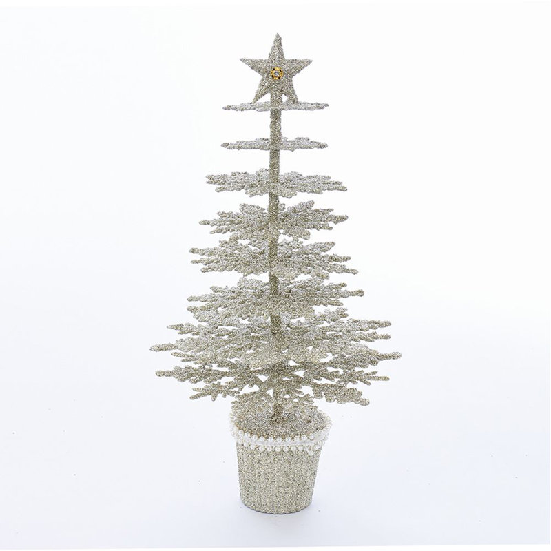 Pièce de table d'arbre glamour rétro